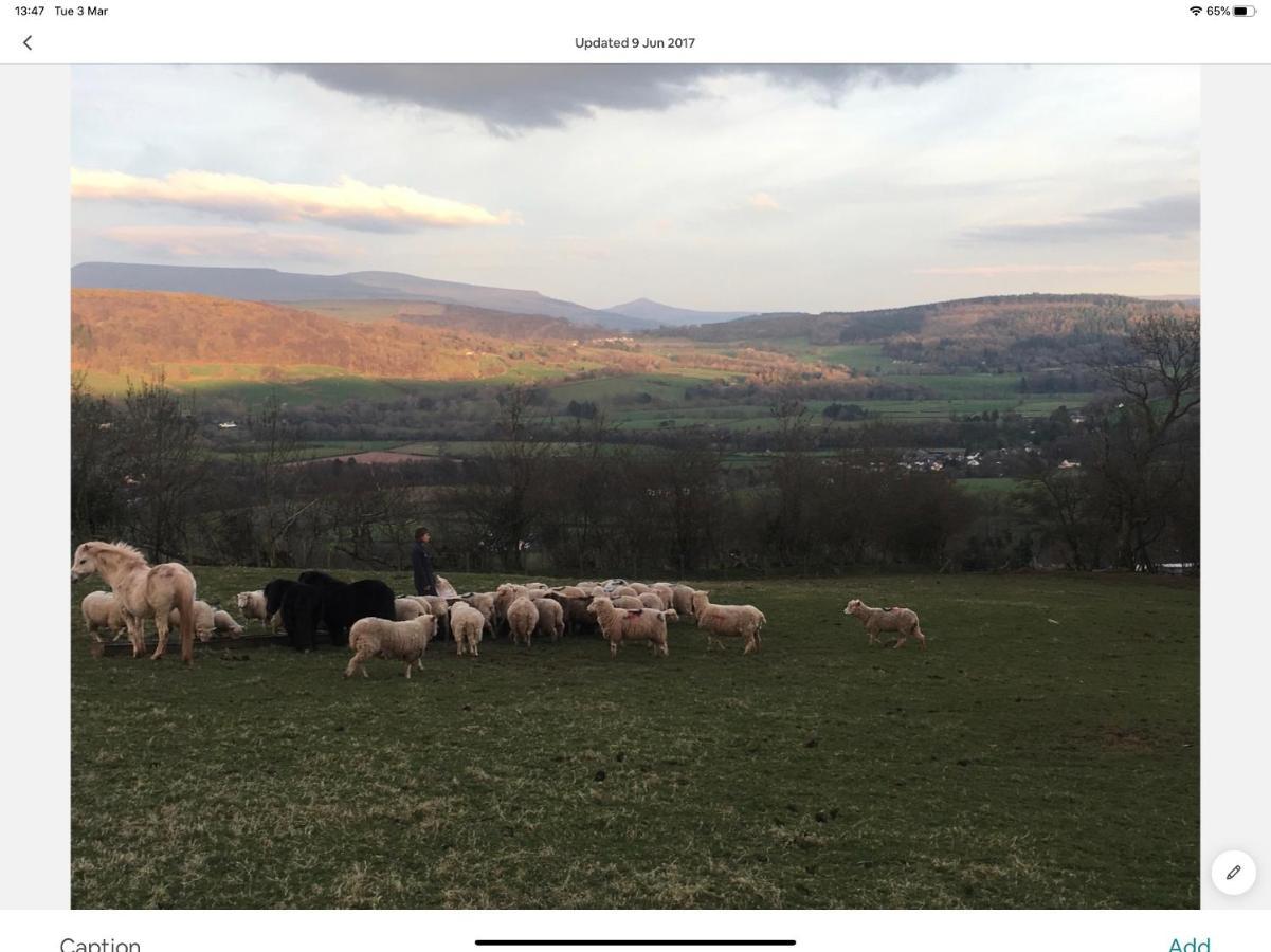 Ty Fferm Hen, Ancient Farmhouse, Coity Bach Talybont-on-Usk Bagian luar foto